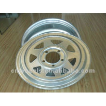 Hot galvanizing small wheel rims